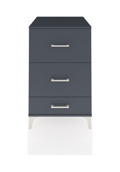 Kronos Komodin 3 Çekmeceli 60x59x96 Antrasit-antrasit Antrasit