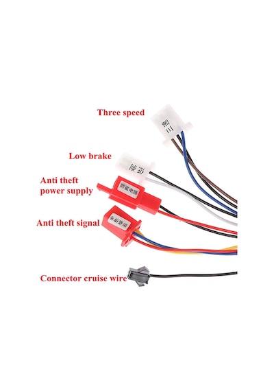 Dc 36v / 48v 350w Fırçasız Motor Sürücü Scooter Elektrikli Bisiklet Beyin Bldc Hız Kontrol Kartı