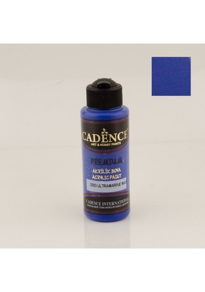 Cadence Akrilik Boya 120Ml Cc 0253 Ultra Marine Mavi Ahşap Boyas