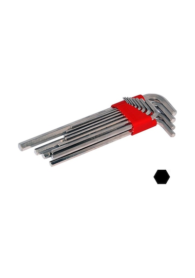 İzeltaş 4903 Allen Anahtar Takım Altı Köşe Uzun Boy 10’Lu  – 4903003110