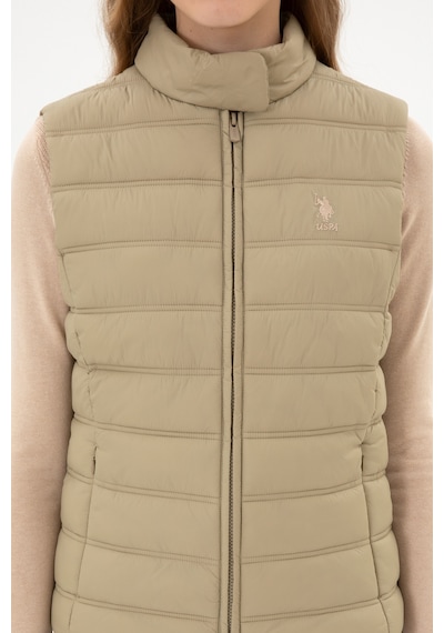 U.S. Polo Assn. Kadın Açık Haki Yelek 50311989-VR183