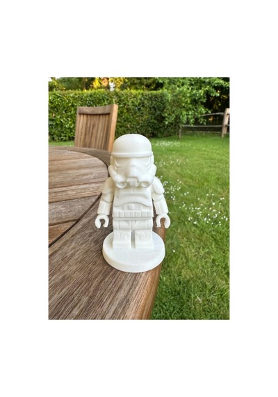 Star Wars Lego Tasarımlı Stormtrooper Dekoratif Figür