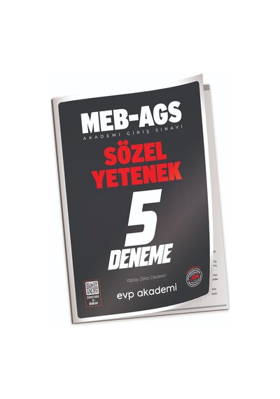 Evp Akademi 2025 Meb-ags Sözel Yetenek 5 Deneme Çözümlü Evp Akademi