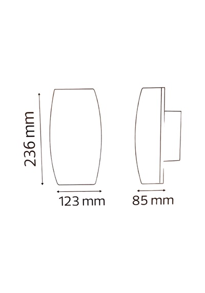 Horoz 076-057-0010 Opera-10 10w Beyaz Işık Led Bahçe Armatürü Beyaz