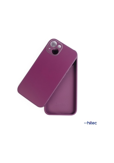 ScHitec Deluxe Apple Uyumlu iPhone 14 Plus Mat Kılıf Mor