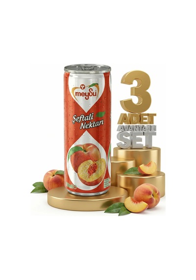 Meysu Kutu Şeftali 3x330 Ml