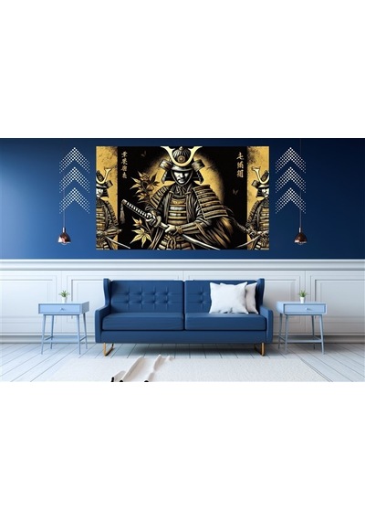 Ti-play Shogun Deads 60x90cm Modern Samuray Pvc Çerçevesiz Tablo