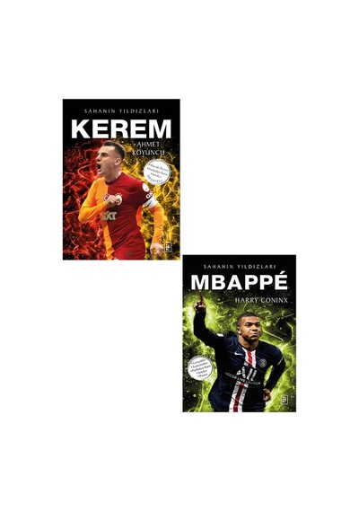 Sahanın Yıldızları Kerem - Mbappe Büyük Poster Sticker Futbolcu Kartı Hediyeli