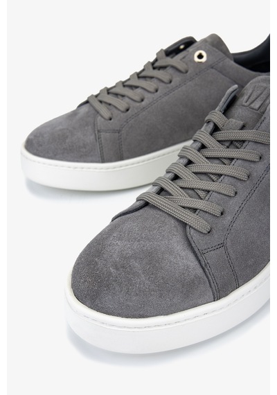 Valmenti Erkek Hakiki Deri Gri Sneakers & Spor Ayakkabı 04 4411 Erk Ayk Y26 Grı Suet
