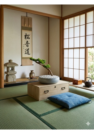 Premium Zen Serisi Yapay Bonsai Ağacı - Ev Ve Ofis İçin Büyük Boy Dekoratif Tasarım Ağaç Çok Renkli