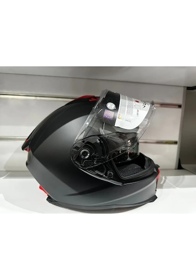 Sway Sw-865 Güneş Gözlüklü Kask Siyah Mat