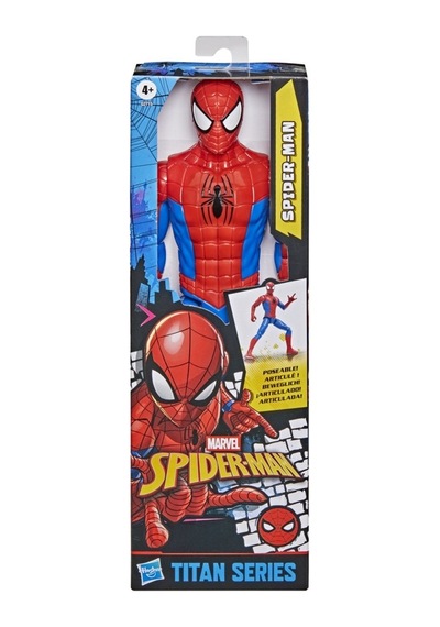 Hasbro G2715 Spider-man Red Blue Classic Titan Spiderman