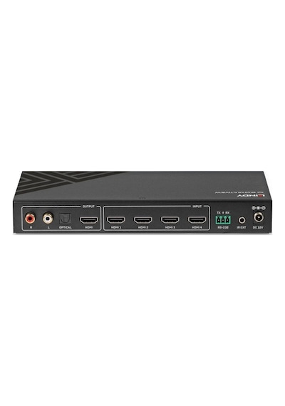 Lindy Lın-38228 4 Port Giriş 1 Port Çıkış Rs232 4k 60hz Kumandalı Hdmı Çoklayıcı