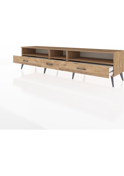 Hyperion Tv Ünitesi 3 Raflı 3 Çekmeceli 220x44x51 Çam-çam Atlas Çam/atlas Çam - Atlas Çam Hyperion Tv Ünitesi 3 Raflı 3 Çekmeceli 220x44x51 Çam-çam Atlas Çam/atlas Çam - Atlas Çam