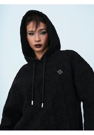 LOFT Oversize Kadın Sweatshirt Lf2036861 Q1.v1 Siyah