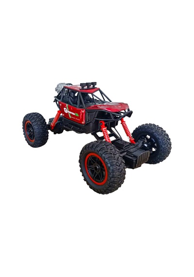 Duman Atan Uzaktan Kumandalı Şarjlı Full Fonksiyon Canavar Rock Crawler 26 Cm. Kırmızı