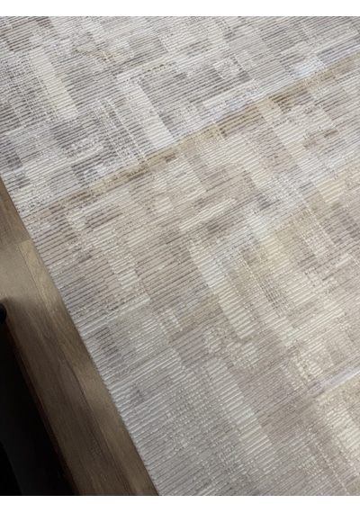 Hoom Rugs Touch 801 Kemik Bej Modern Salon Halısı Bej