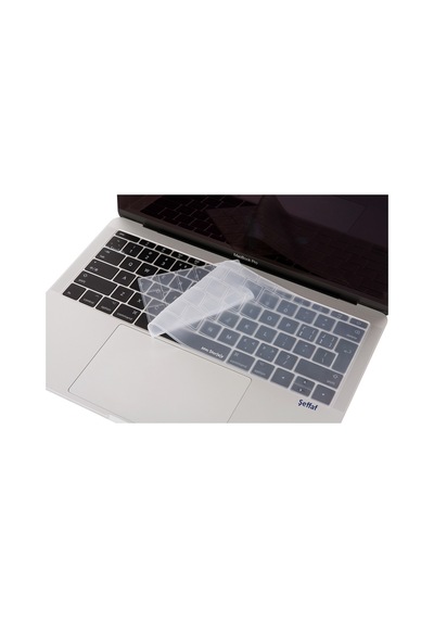 Laptop Apple Uyumlu MacBook Pro Klavye Koruyucu Uk-eu İngilizce 12inç A1534 - 13inç A1708 İle Şeffaf