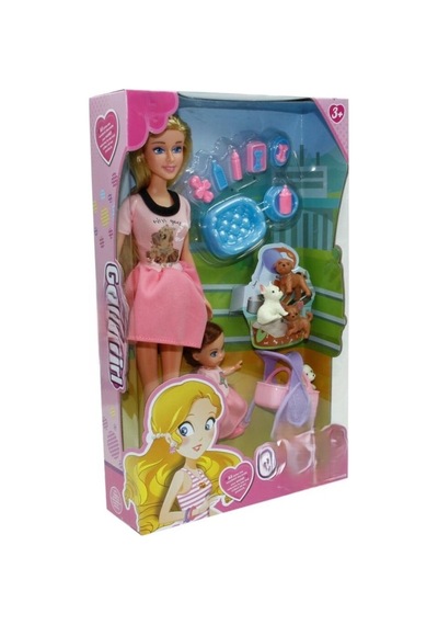 Wg-115164 Kutulu 29 Cm Anne Kız Pet Shopta Mavi