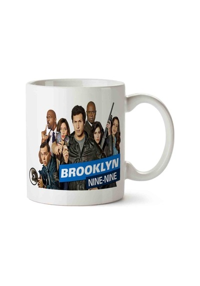Brooklyn Nine Nine Jake Peral Brooklyn Porselen Kupa Bardak Beyaz