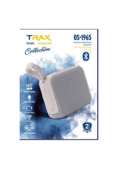Trax Os-1965 Kablosuz Bluetooth Hoparlör Kırmızı