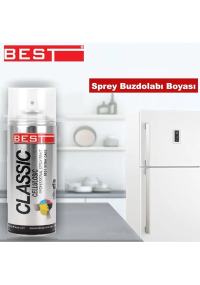 Best Sprey Boya Classıc 400 Ml Buzdolabı Beyaz 1434