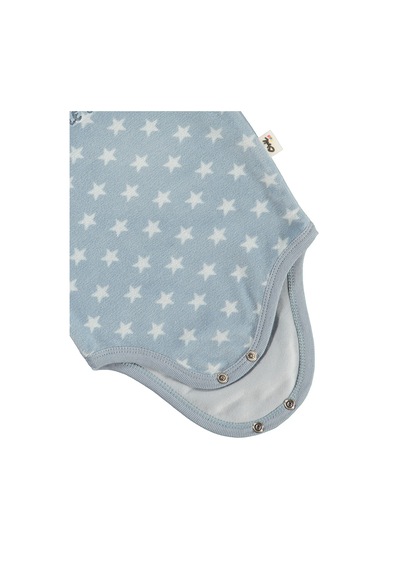Civil Baby Little Star Nakışlı 1-18 Ay Çıtçıtlı Badi - Mavi