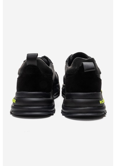 Marcomen Erkek Kalın Taban Bağcıklı Sneaker Gerçek Deri Mc 21616 Siyah/yeşil Siyah - Yeşil Marcomen Erkek Kalın Taban Bağcıklı Sneaker Gerçek Deri Mc 21616 Siyah/yeşil Siyah - Yeşil