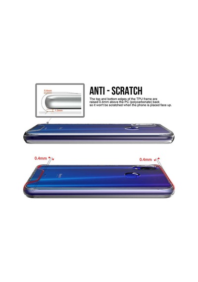Xiaomi Redmi Note 7 Kilif Seffaf Sararmaz Gard Silikon 392478162