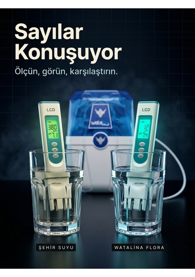 Flora Pompalı 2,2 Galon 8 Litre Tezgah Altı Su Arıtma Cihazı