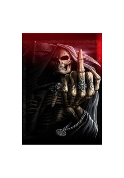 Emin 3 Boyutlu Resim 3 Farklı Resim Değişenli Halloween İskelet Tablosu 30x40 Cm Najmaddin "
