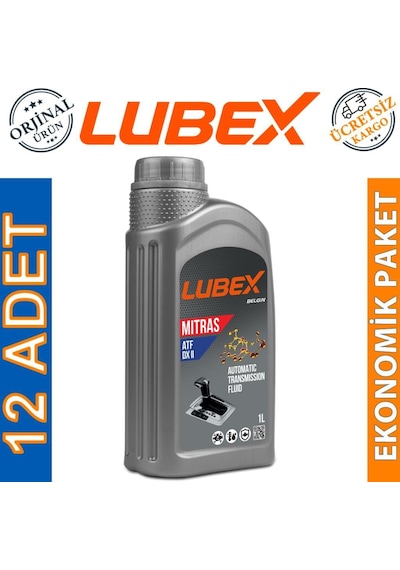 Lubex Mitras Atf Dx II Otomatik Şanzıman Yağı 12 x 1 L