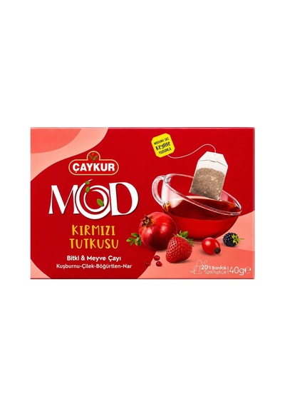 Çaykur Mod Kırmızı Tutkusu Süzen Poşet Çay 40 G