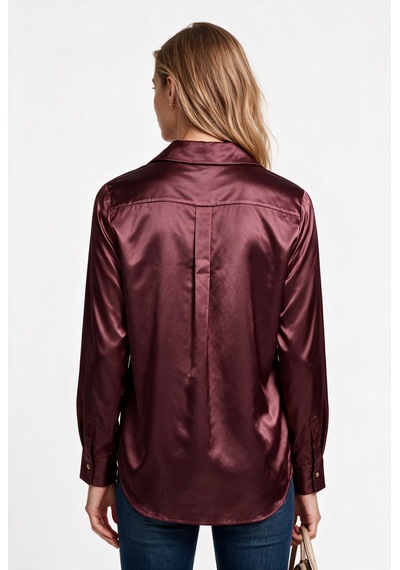 Gömlek Ekol 27kekl01051 Bordo