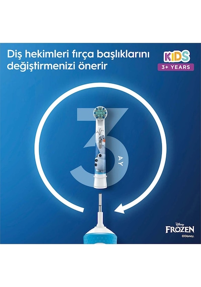 Oral-B D100 Vitality Frozen Özel Seri Çocuklar İçin Şarj Edilebilir Diş Fırçası