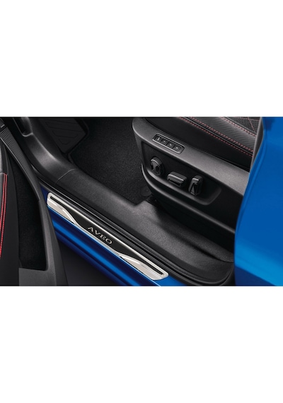 Chevrolet Aveo 4 Prç. Iç Kapı Eşiği Krom Karbon