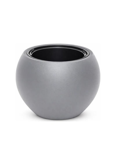 Omnipazar So-kurs2 Dekoratif Küre Yuvarlak Saksı İç Kovalı 25 Litre No: 2 Antrasit 116
