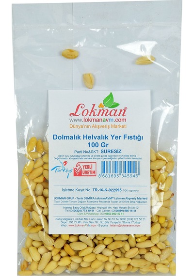 Lokman Dolmalık Helvalık Yer Fıstığı 100 G