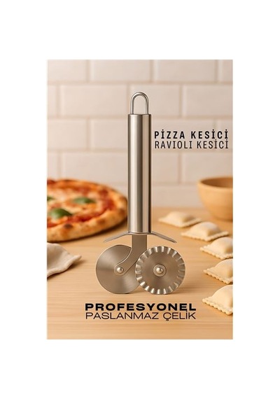 Zenvac Pizza Kesici Profesyonel Çelik Hamur Ravioli Kesici 721987 Zenvac29 Renkli