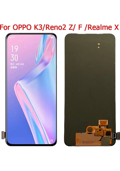 Oppo Reno 2Z Lcd Ekran Dokunmatik Siyah %100 Cph1951