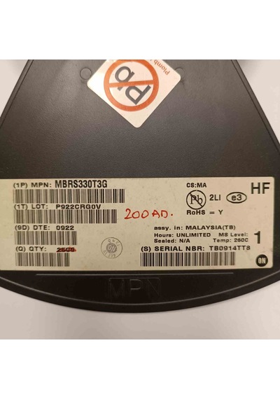 Mbrs330t3g 4a 30v Smd Malaysıa Schoyky Diyot 14 Adet