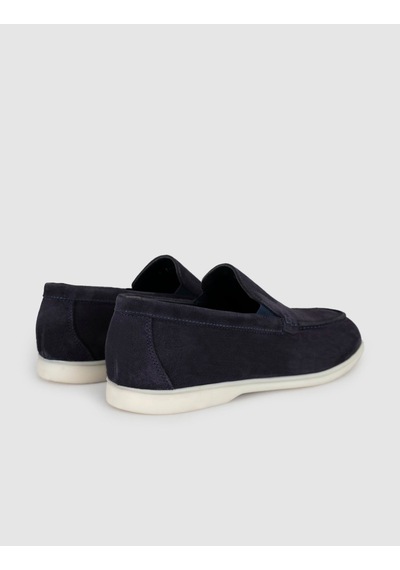 Cabani Erkek Süet Lacivert Loafer