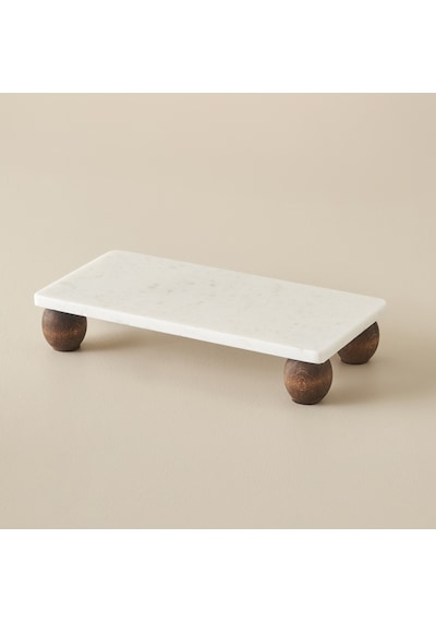 Bella Maison Olmo Mermer Dikdörtgen Sunum Standı Naturel 15 x 30 CM