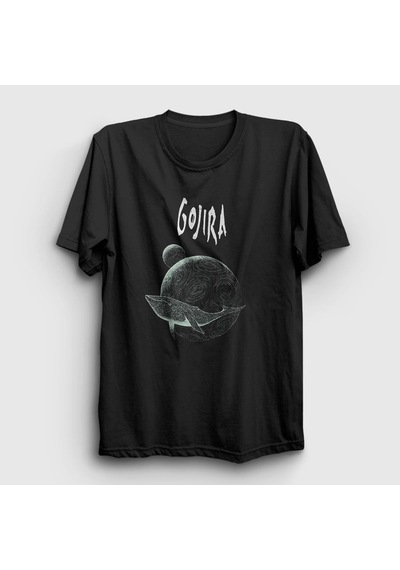 Presmono Unisex Mars To Sirius V2 Gojira T-shirt Siyah