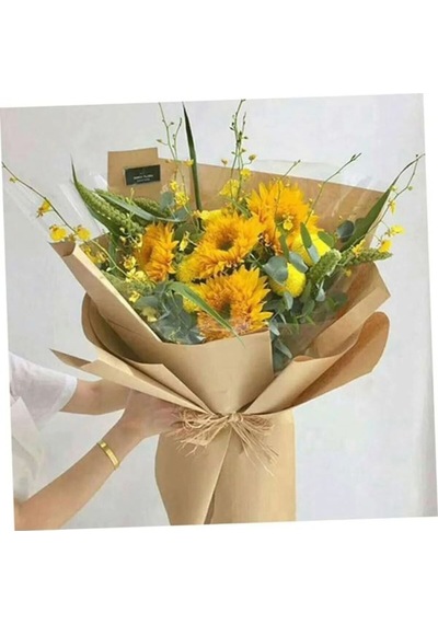 Kraft Kağıt Rulo 50cm 20metre Ambalaj Ve Çeyiz Paketleme Kağıdı Çiçek Kağıdı 50 X 50 X 20