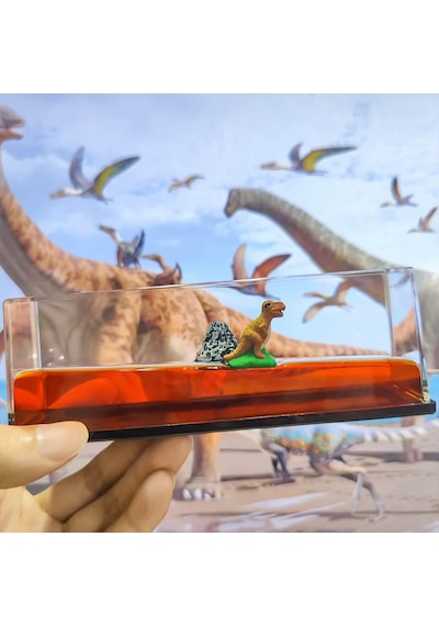 Kişiye Özel Dinozorlar Ve Volkanlar Temalı Batmayan Gemi