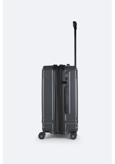 Avva Erkek Antrasit Orta Boy 360 Döner 4 Tekerlekli Dayanıklı Seyahat Bavulu B008125