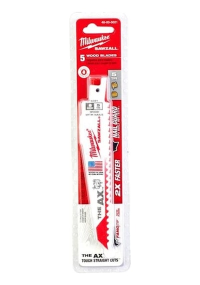 Milwaukee 48005021 Ahşap-Alüminyum Kılıç Testere 5 x 150 MM