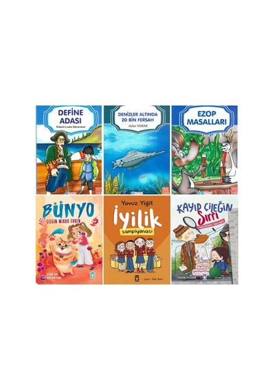 1.2.ve 3.sınıf Bünyo - Çılgın Mikro Evren,iyilik Şampiyonası,kayıp Çileğin Sırrı - Masumiyet Karinesi,6 Kitaplık Set