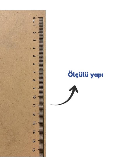 Temel 1/3 A4 Ahşap Sekreterlik Metal Klipsli Kalem Tutma Aparatlı